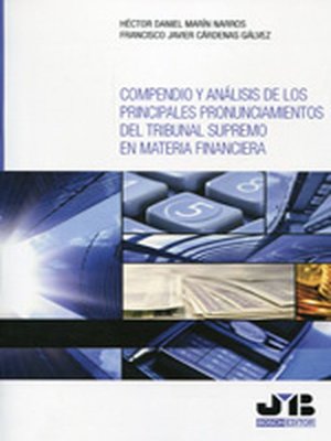 cover image of Compendio y análisis de los principales pronunciamientos del Tribunal Supremo en materia financiera
